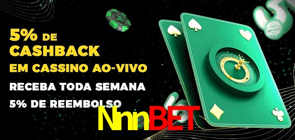 Promoções do cassino ao Vivo Nnnbet